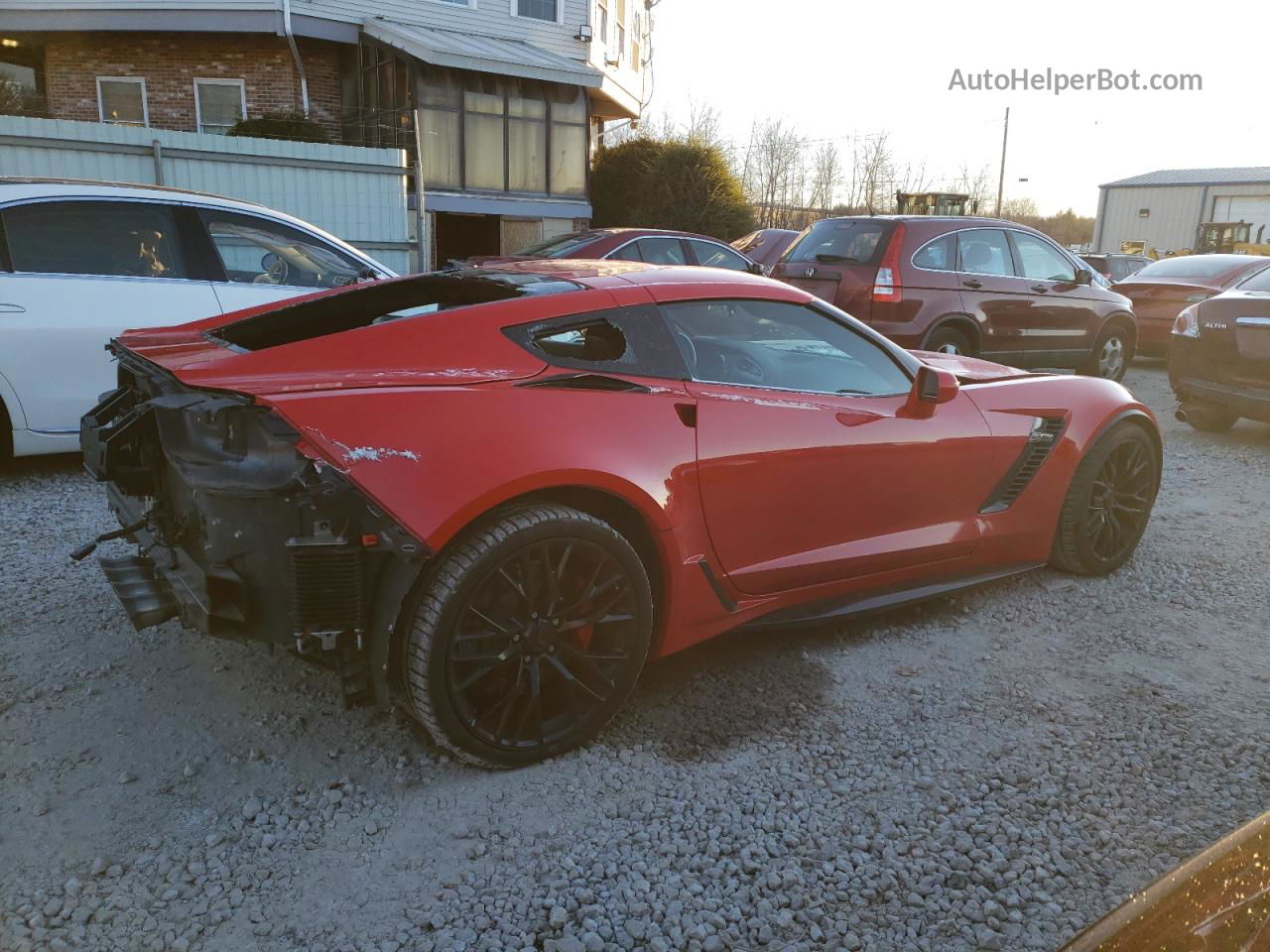 2017 Chevrolet Corvette Z06 1lz Красный vin: 1G1YP2D64H5606272