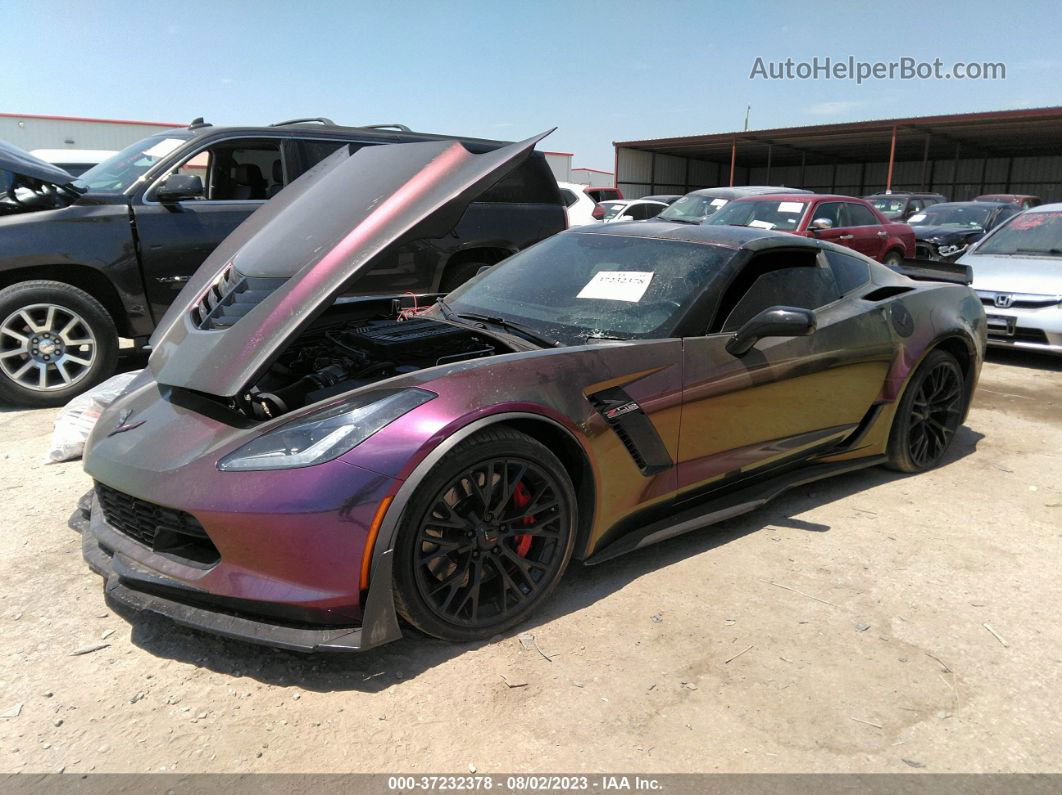 2017 Chevrolet Corvette Z06 1lz Purple vin: 1G1YP2D65H5602148