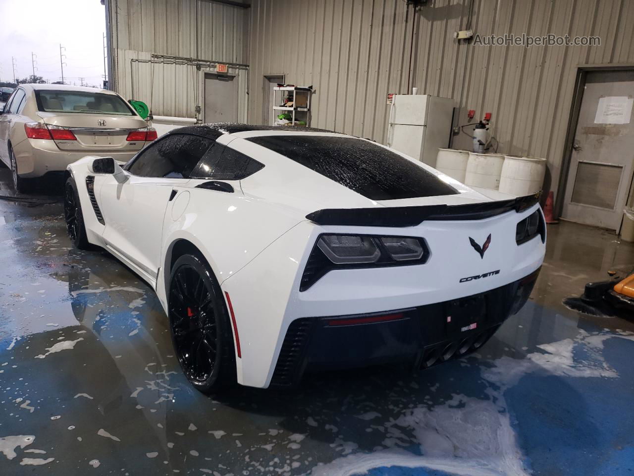 2017 Chevrolet Corvette Z06 1lz Белый vin: 1G1YP2D66H5600960