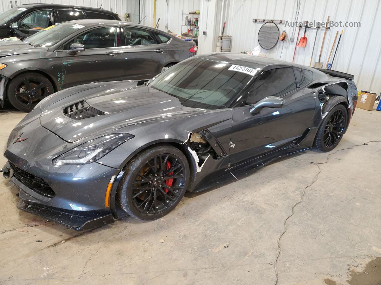 2017 Chevrolet Corvette Z06 1lz Gray vin: 1G1YP2D67H5606735