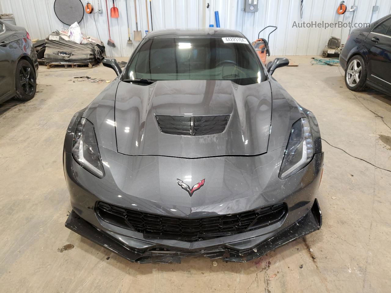 2017 Chevrolet Corvette Z06 1lz Gray vin: 1G1YP2D67H5606735