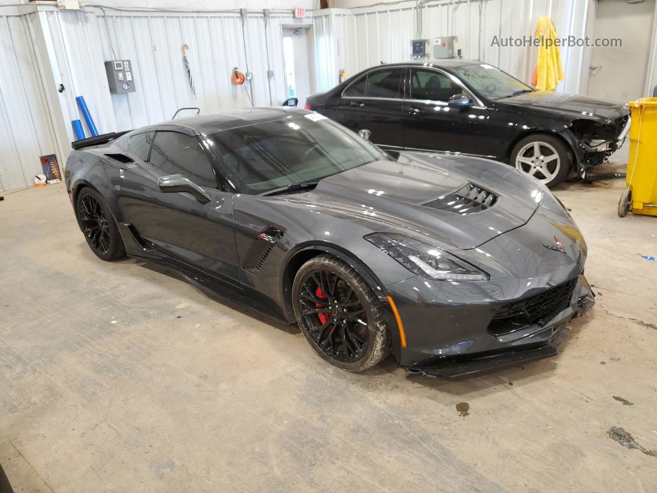 2017 Chevrolet Corvette Z06 1lz Gray vin: 1G1YP2D67H5606735