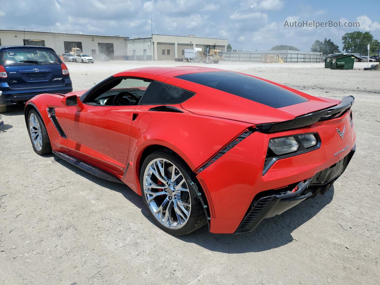 2017 Chevrolet Corvette Z06 2lz Red vin: 1G1YR2D60H5603136