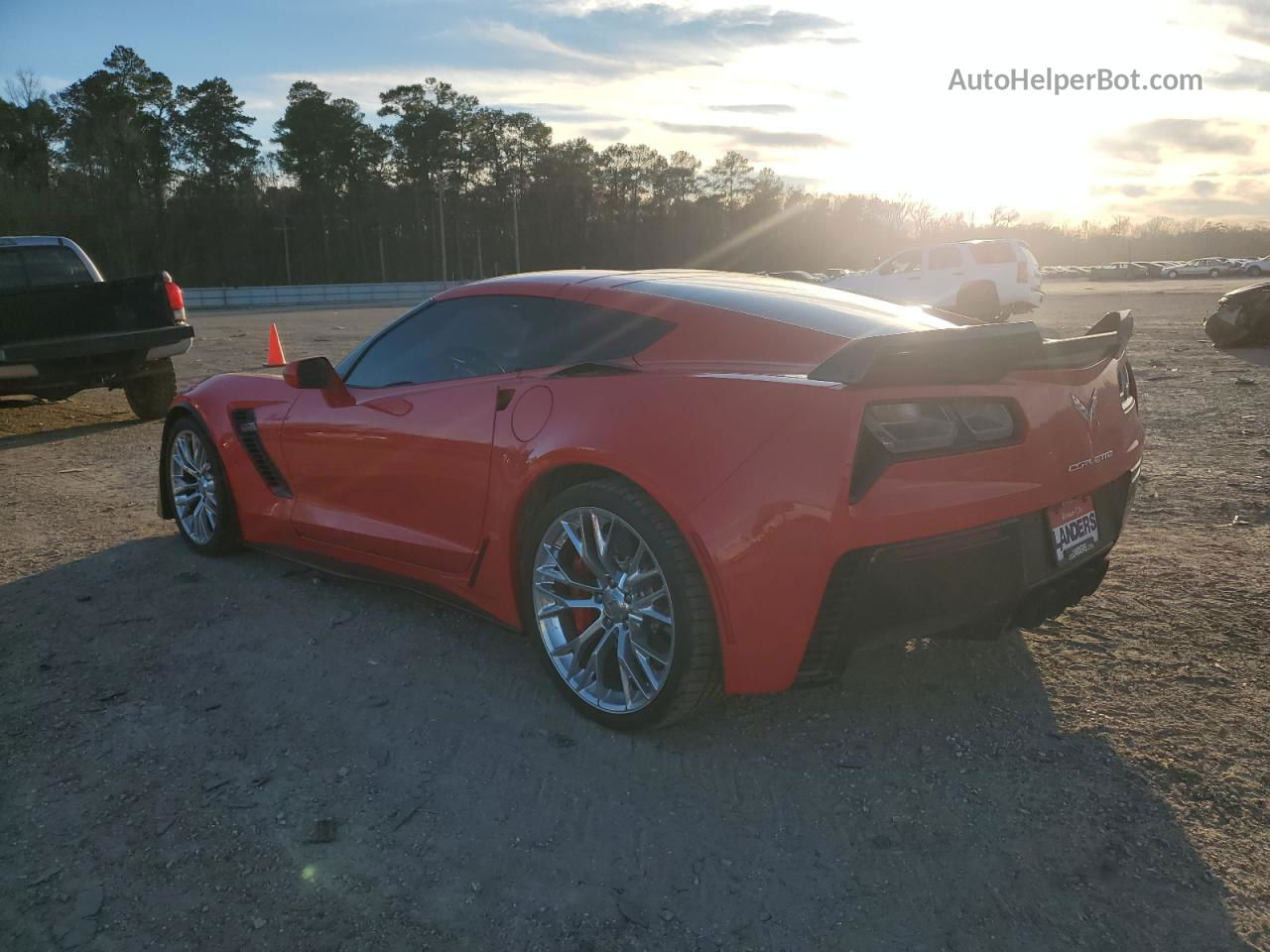 2017 Chevrolet Corvette Z06 2lz Красный vin: 1G1YS2D60H5601455