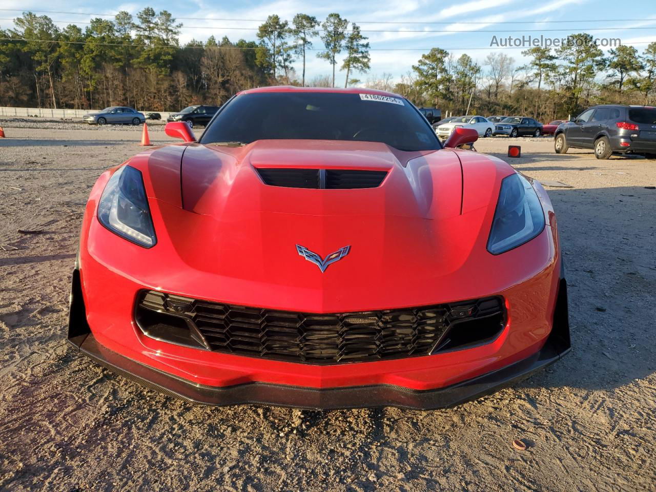 2017 Chevrolet Corvette Z06 2lz Красный vin: 1G1YS2D60H5601455