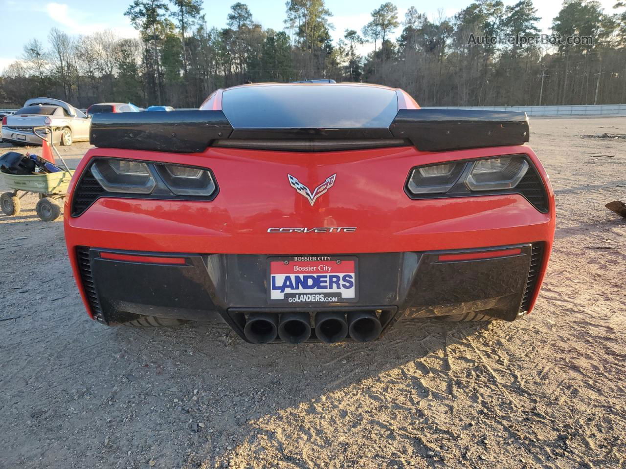 2017 Chevrolet Corvette Z06 2lz Red vin: 1G1YS2D60H5601455