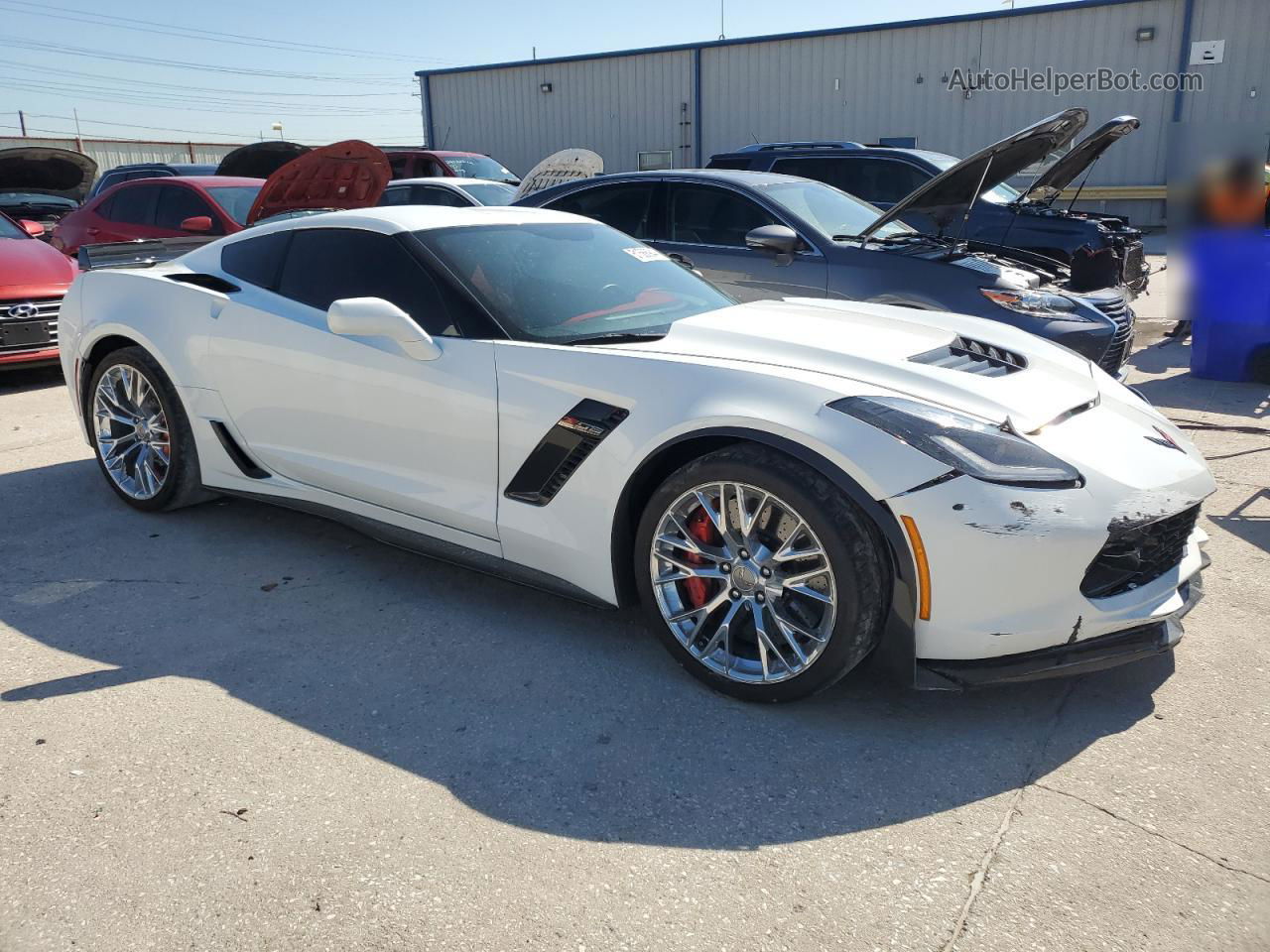 2017 Chevrolet Corvette Z06 2lz White vin: 1G1YS2D60H5602685