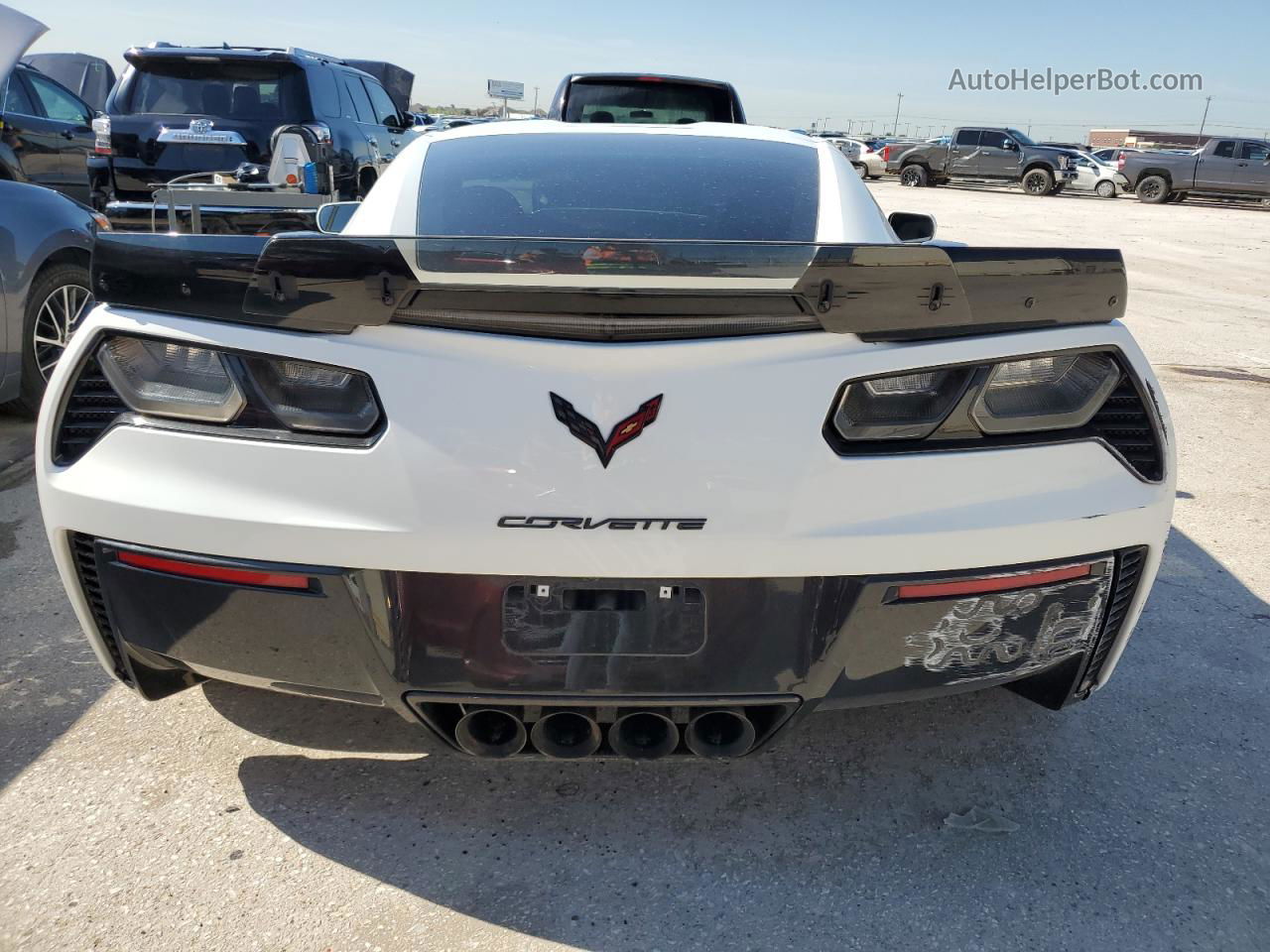 2017 Chevrolet Corvette Z06 2lz Белый vin: 1G1YS2D60H5602685