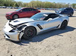 2017 Chevrolet Corvette Z06 2lz Silver vin: 1G1YS2D61H5500005