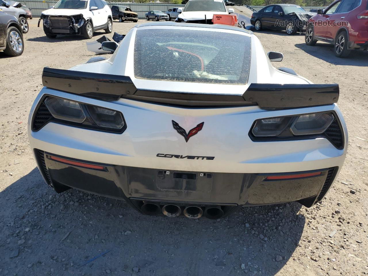 2017 Chevrolet Corvette Z06 2lz Silver vin: 1G1YS2D61H5500005