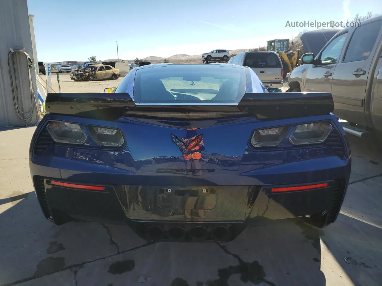 2017 Chevrolet Corvette Z06 2lz Синий vin: 1G1YS2D63H5600364