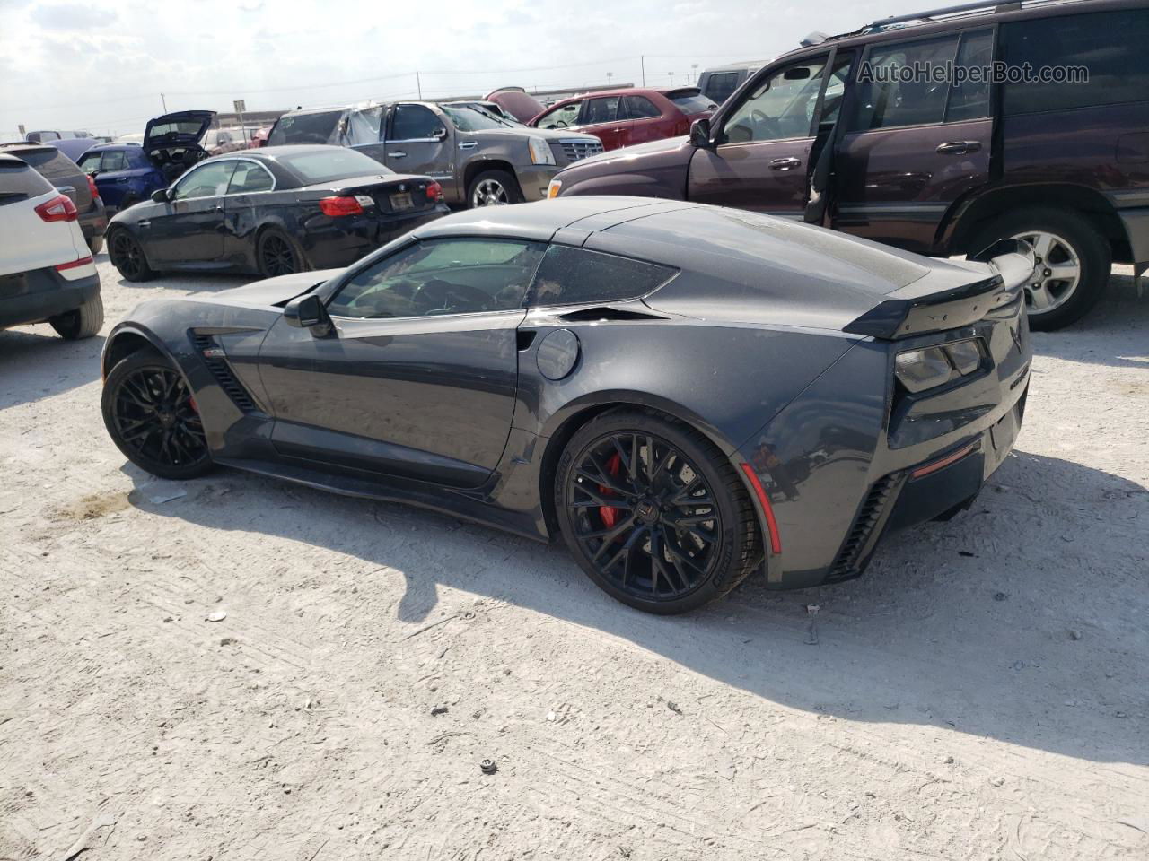 2017 Chevrolet Corvette Z06 2lz Gray vin: 1G1YS2D63H5602874