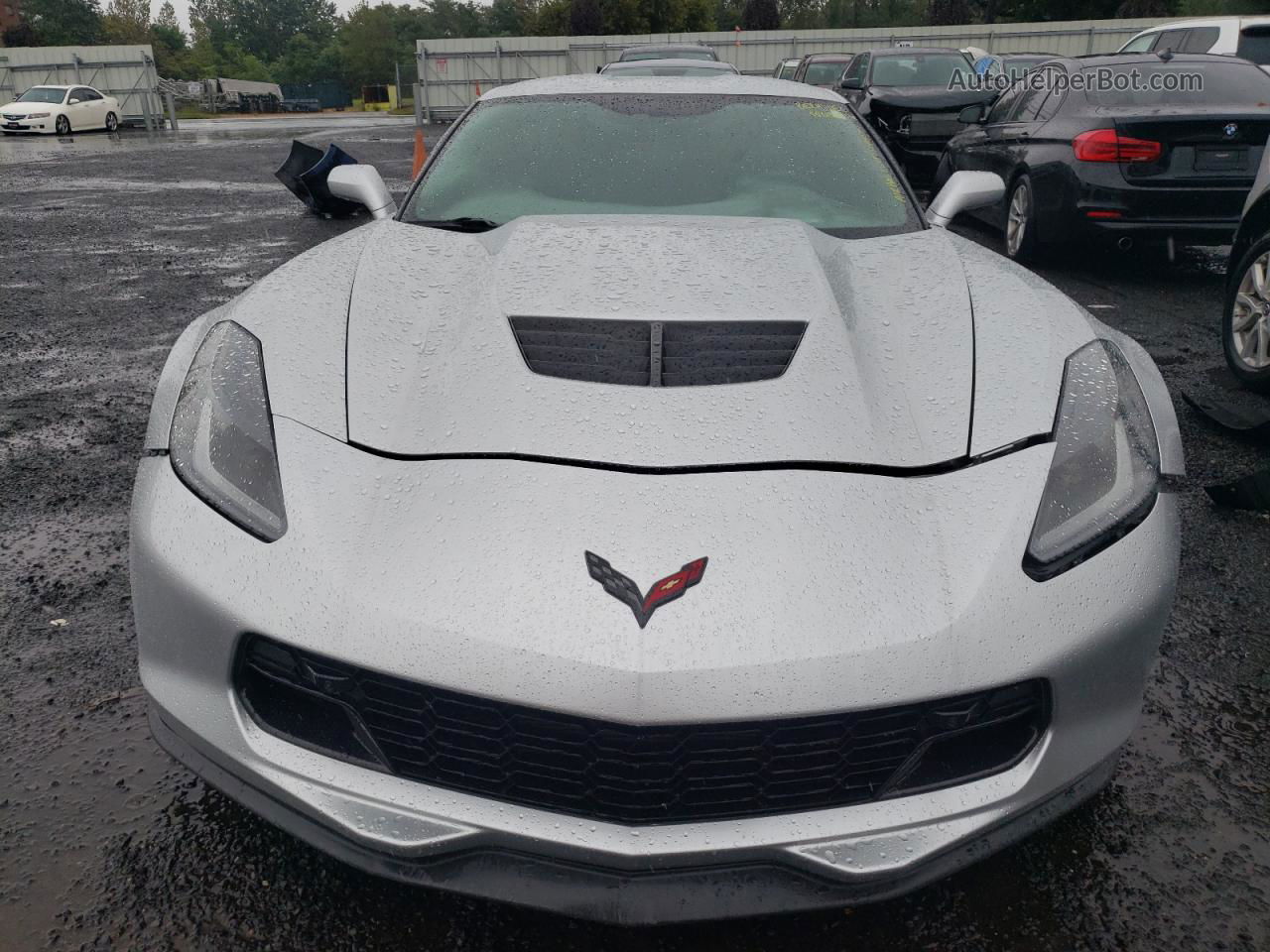 2017 Chevrolet Corvette Z06 2lz Silver vin: 1G1YS2D65H5605128