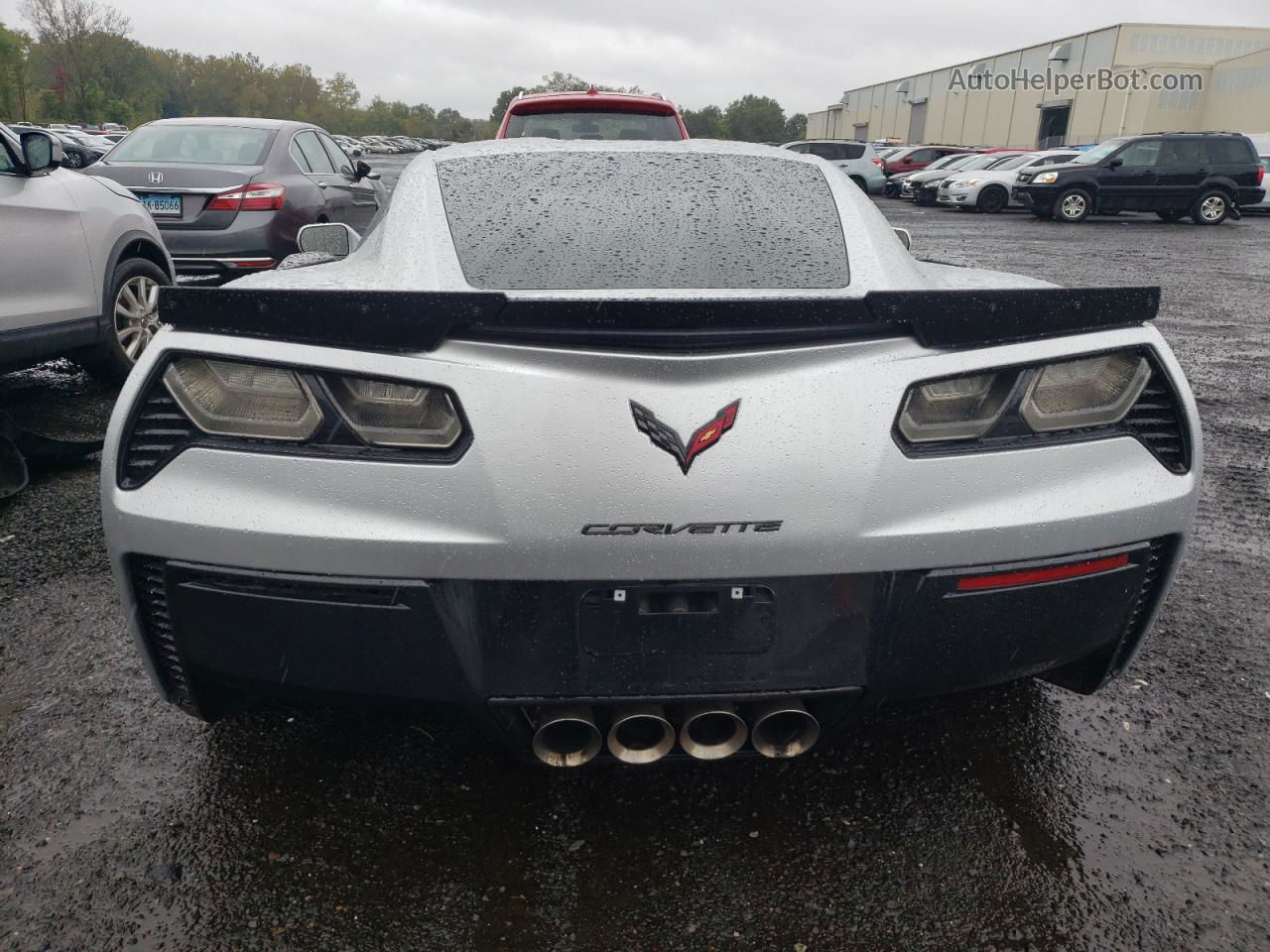 2017 Chevrolet Corvette Z06 2lz Silver vin: 1G1YS2D65H5605128