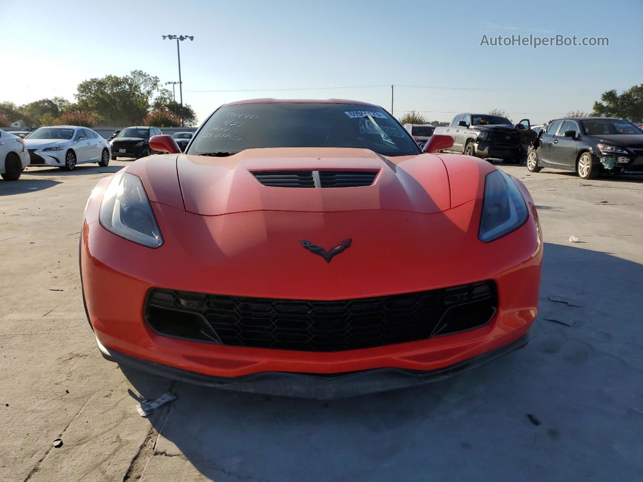 2017 Chevrolet Corvette Z06 2lz Красный vin: 1G1YS2D67H5602375