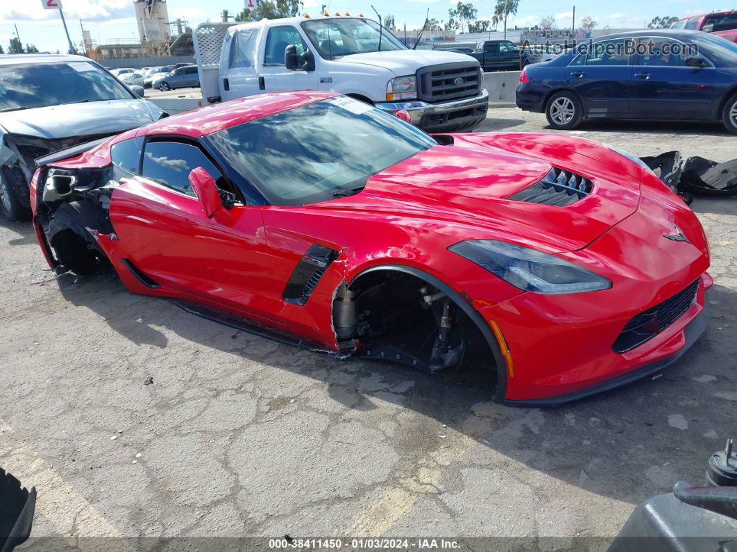 2017 Chevrolet Corvette Z06 Red vin: 1G1YS2D67H5602375