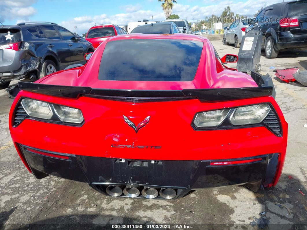 2017 Chevrolet Corvette Z06 Red vin: 1G1YS2D67H5602375