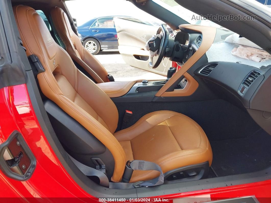 2017 Chevrolet Corvette Z06 Red vin: 1G1YS2D67H5602375