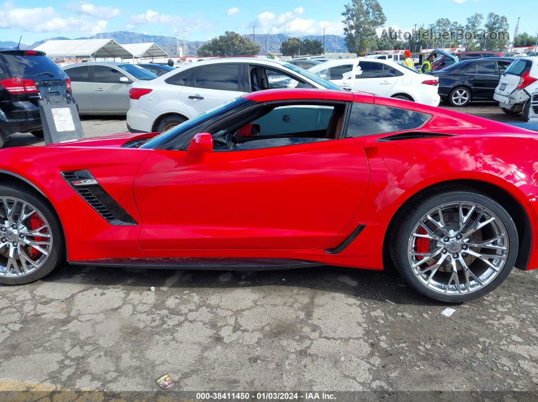 2017 Chevrolet Corvette Z06 Red vin: 1G1YS2D67H5602375