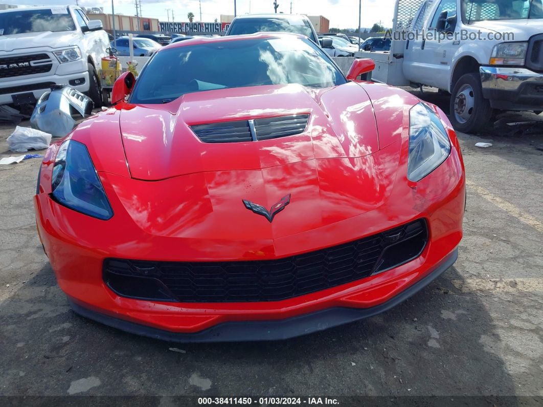 2017 Chevrolet Corvette Z06 Red vin: 1G1YS2D67H5602375