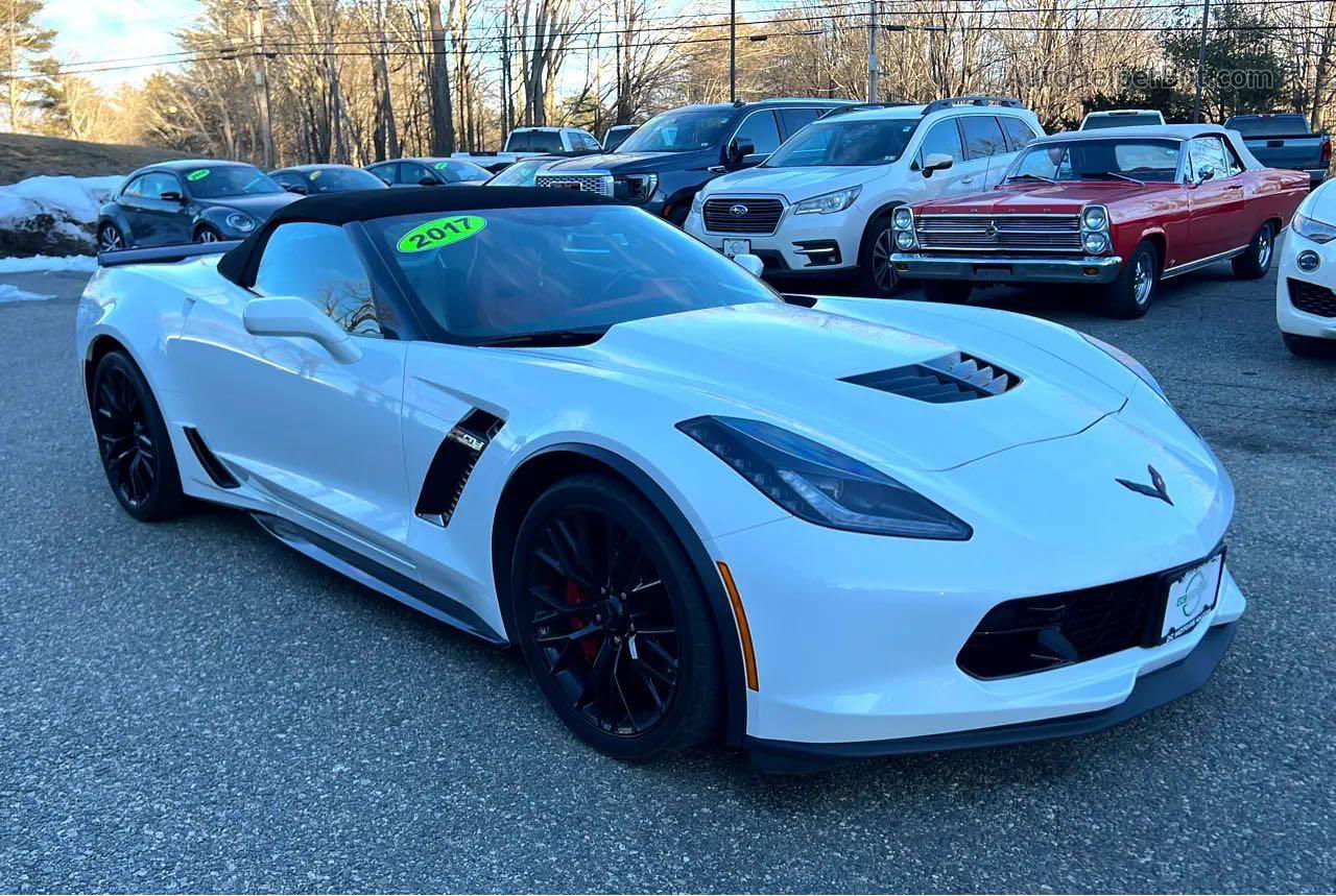 2017 Chevrolet Corvette Z06 2lz Белый vin: 1G1YS3D64H5604980