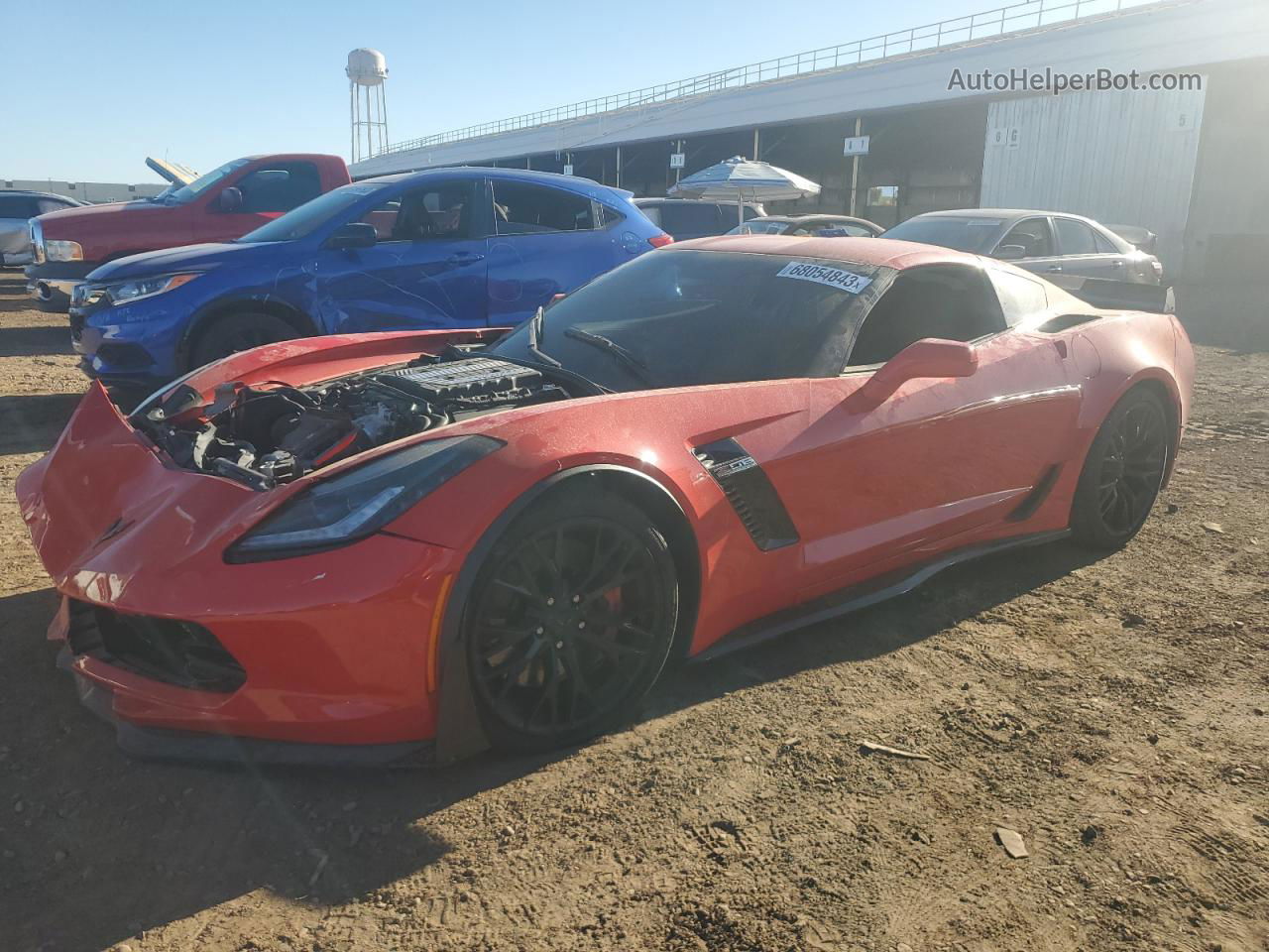 2017 Chevrolet Corvette Z06 3lz Red vin: 1G1YT2D60H5603817