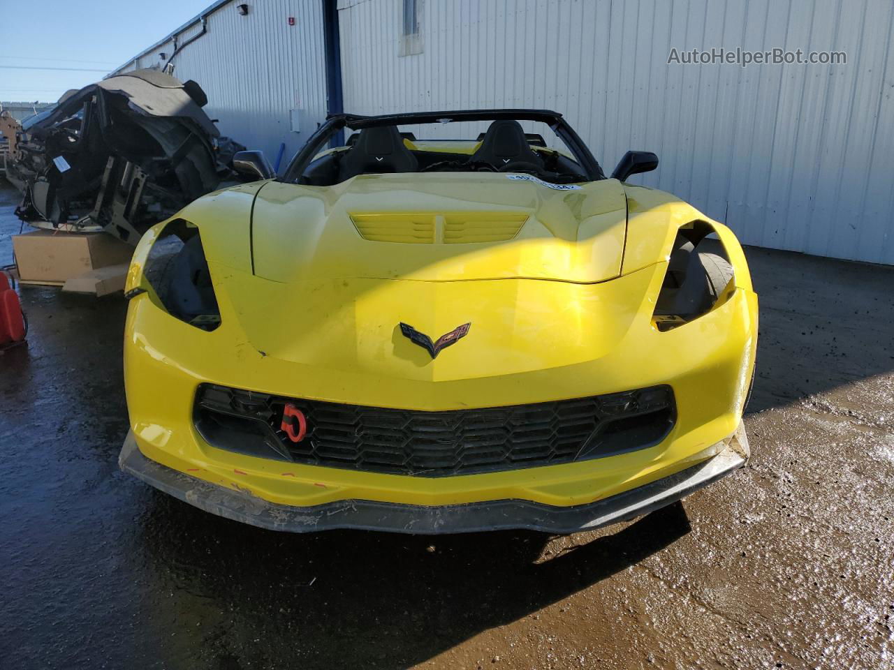 2017 Chevrolet Corvette Z06 3lz Yellow vin: 1G1YT3D68H5600492