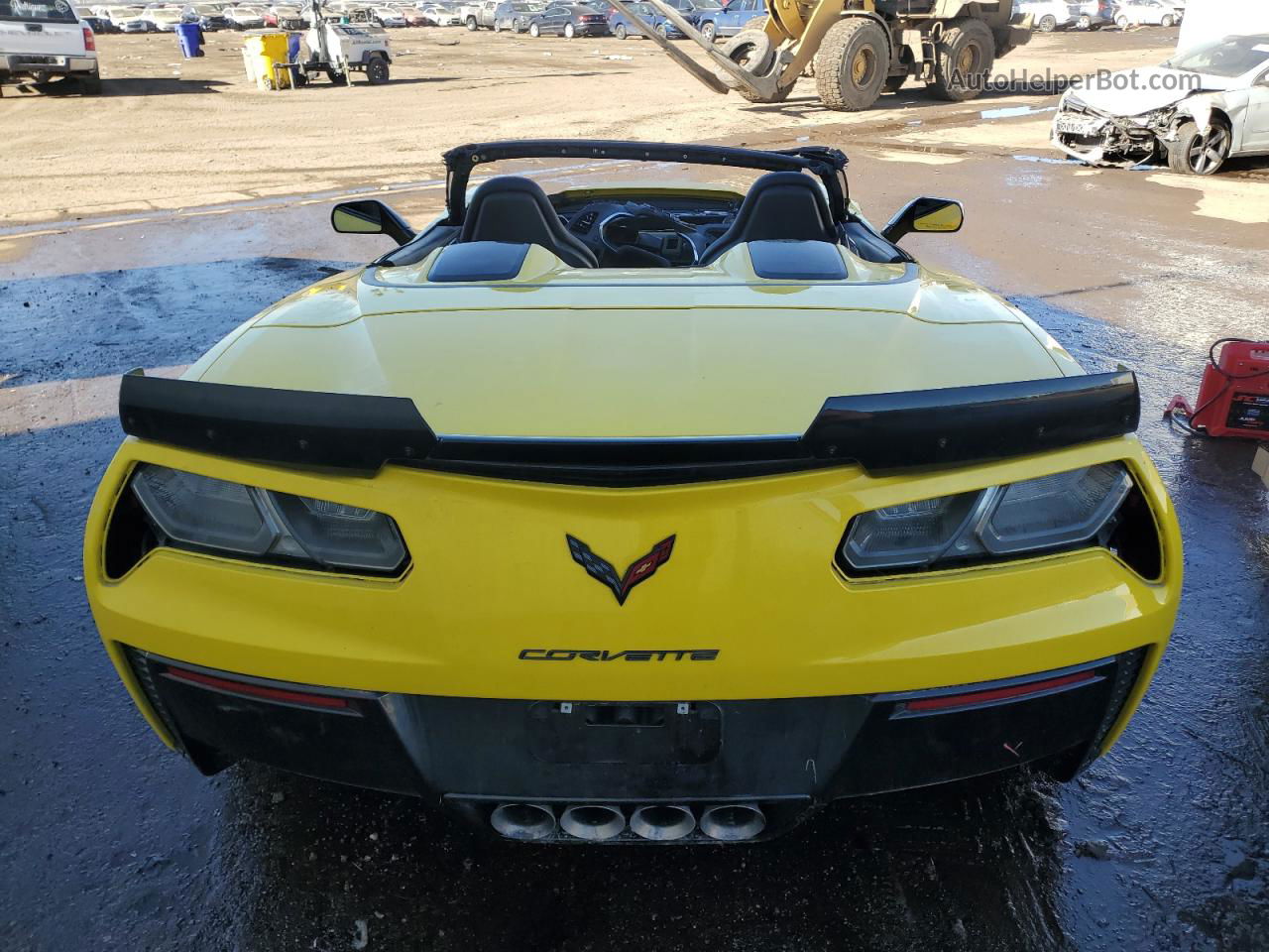 2017 Chevrolet Corvette Z06 3lz Yellow vin: 1G1YT3D68H5600492