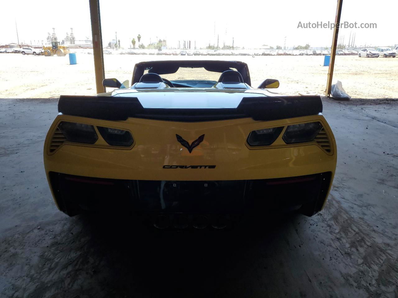 2017 Chevrolet Corvette Z06 3lz Yellow vin: 1G1YT3D68H5600492