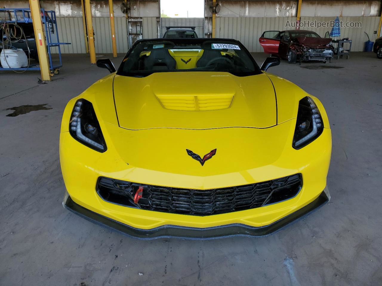 2017 Chevrolet Corvette Z06 3lz Yellow vin: 1G1YT3D68H5600492