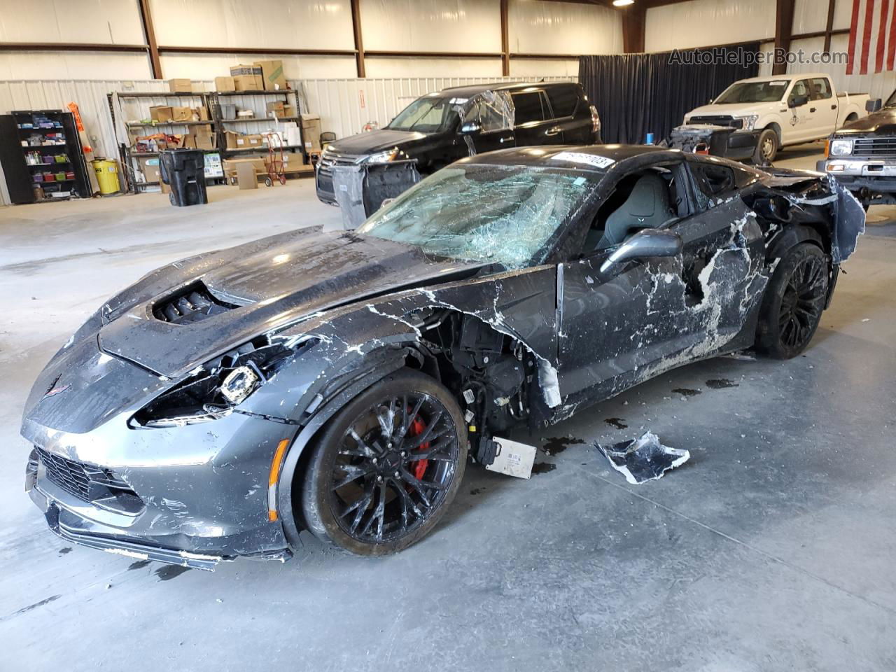 2017 Chevrolet Corvette Z06 3lz Black vin: 1G1YU2D62H5601497