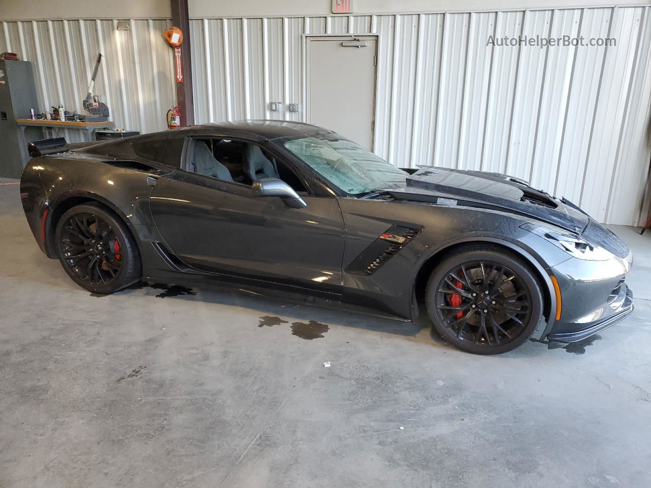 2017 Chevrolet Corvette Z06 3lz Black vin: 1G1YU2D62H5601497