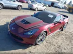 2017 Chevrolet Corvette Z06 3lz Burgundy vin: 1G1YU2D62H5602231