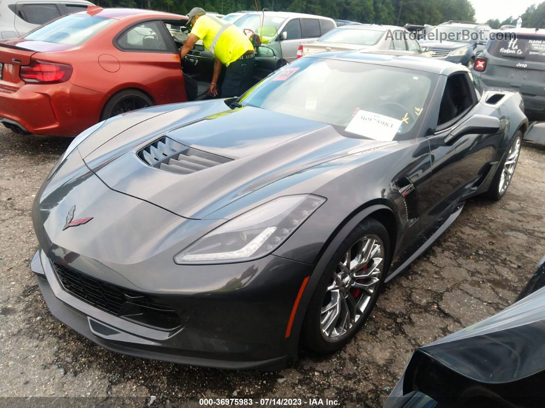 2017 Chevrolet Corvette Z06 3lz Серый vin: 1G1YU2D65H5602949