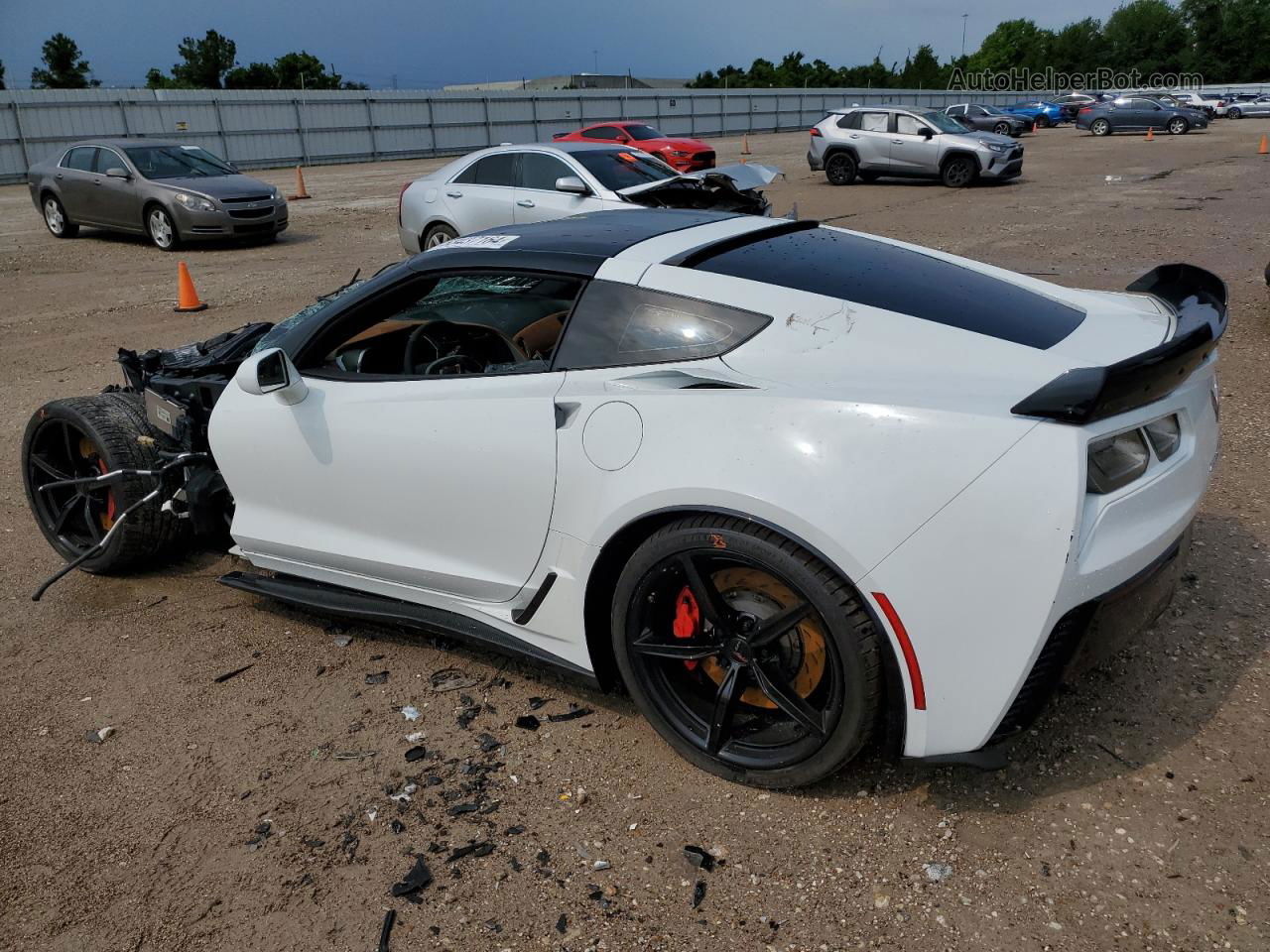 2017 Chevrolet Corvette Z06 3lz Белый vin: 1G1YU2D65H5603521