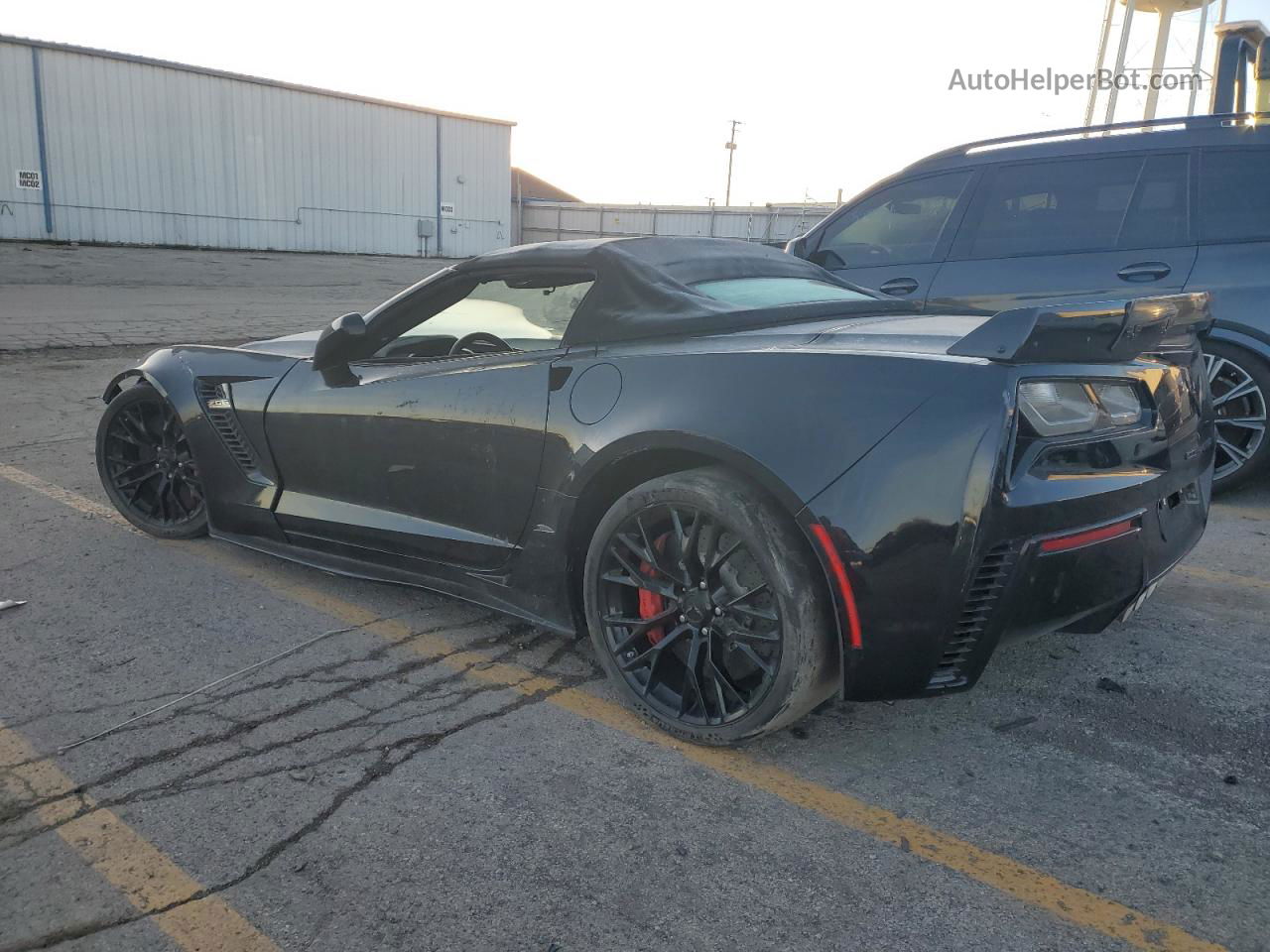 2017 Chevrolet Corvette Z06 3lz Черный vin: 1G1YU3D60H5603836