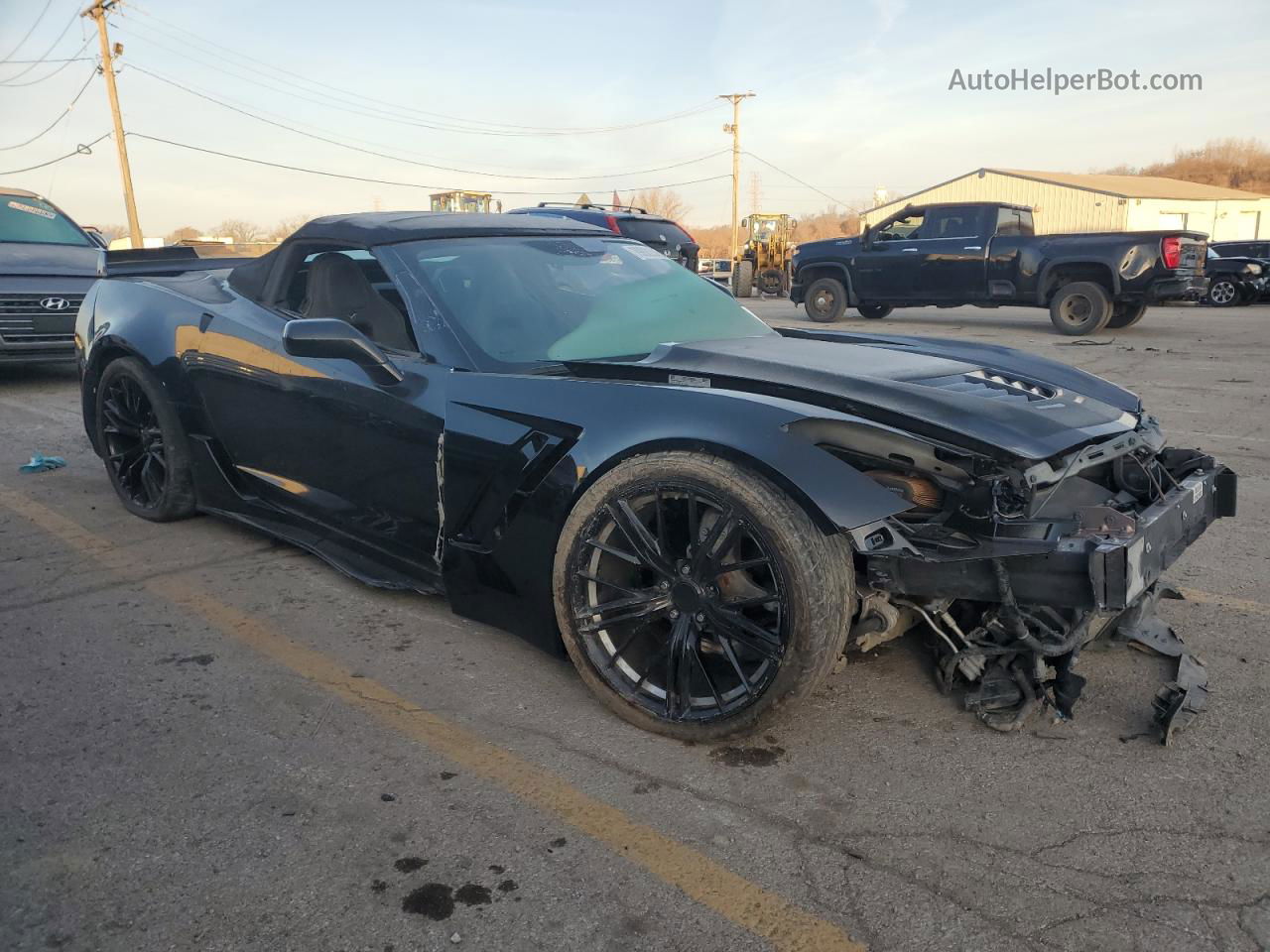 2017 Chevrolet Corvette Z06 3lz Black vin: 1G1YU3D60H5603836