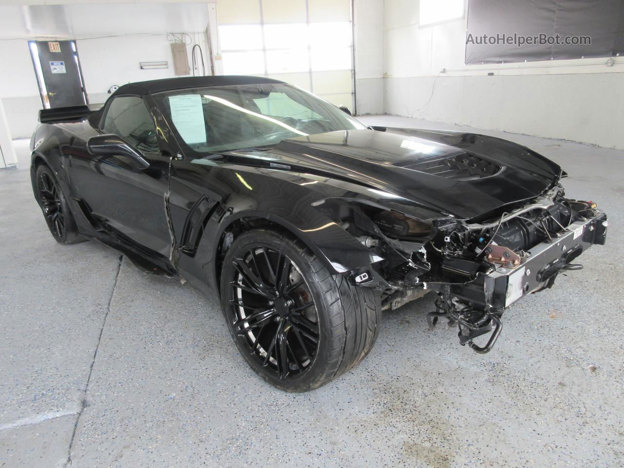 2017 Chevrolet Corvette Z06 3lz Black vin: 1G1YU3D60H5603836