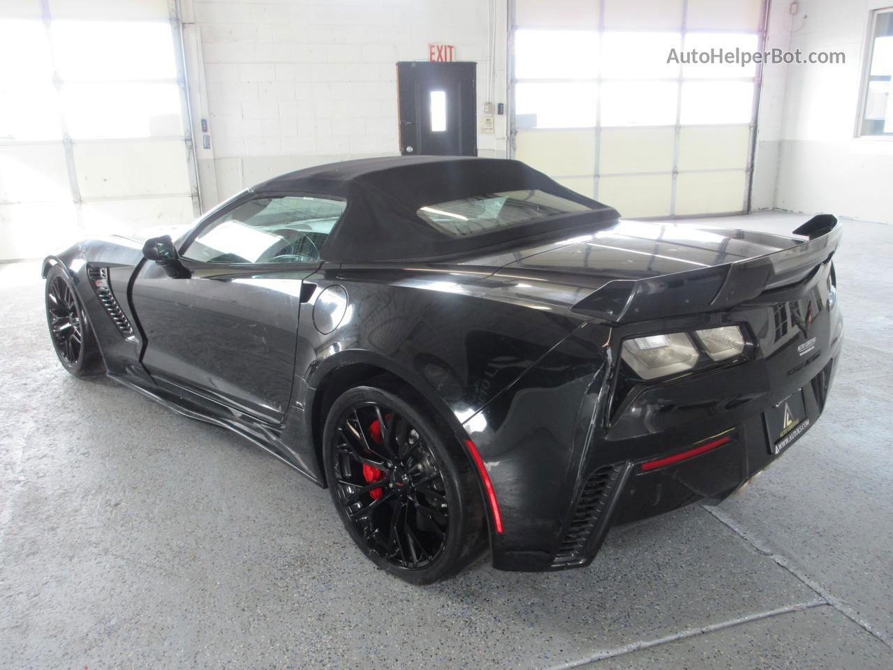 2017 Chevrolet Corvette Z06 3lz Black vin: 1G1YU3D60H5603836