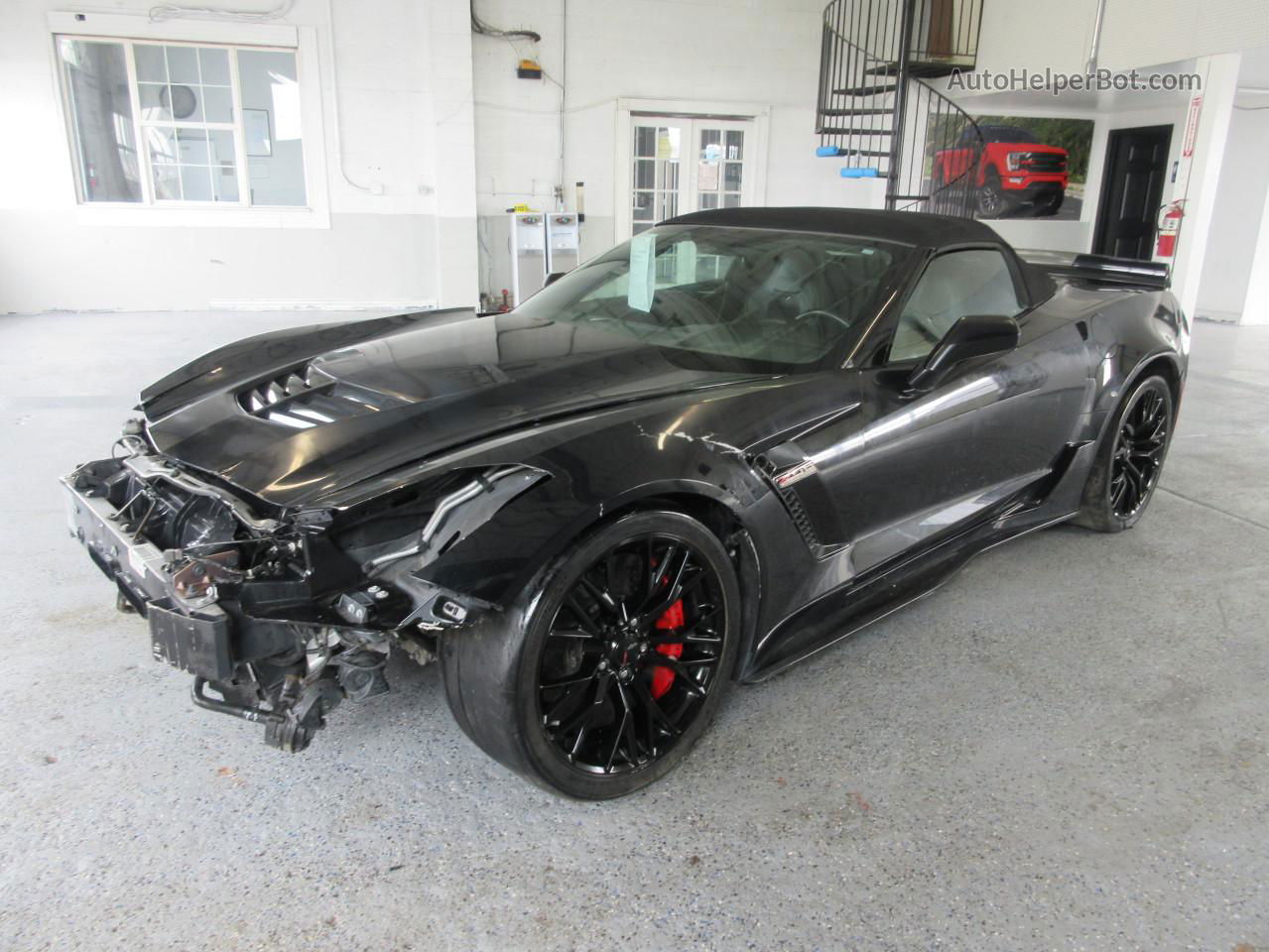 2017 Chevrolet Corvette Z06 3lz Black vin: 1G1YU3D60H5603836