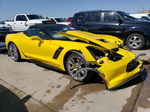 2017 Chevrolet Corvette Z06 3lz Yellow vin: 1G1YU3D61H5600637