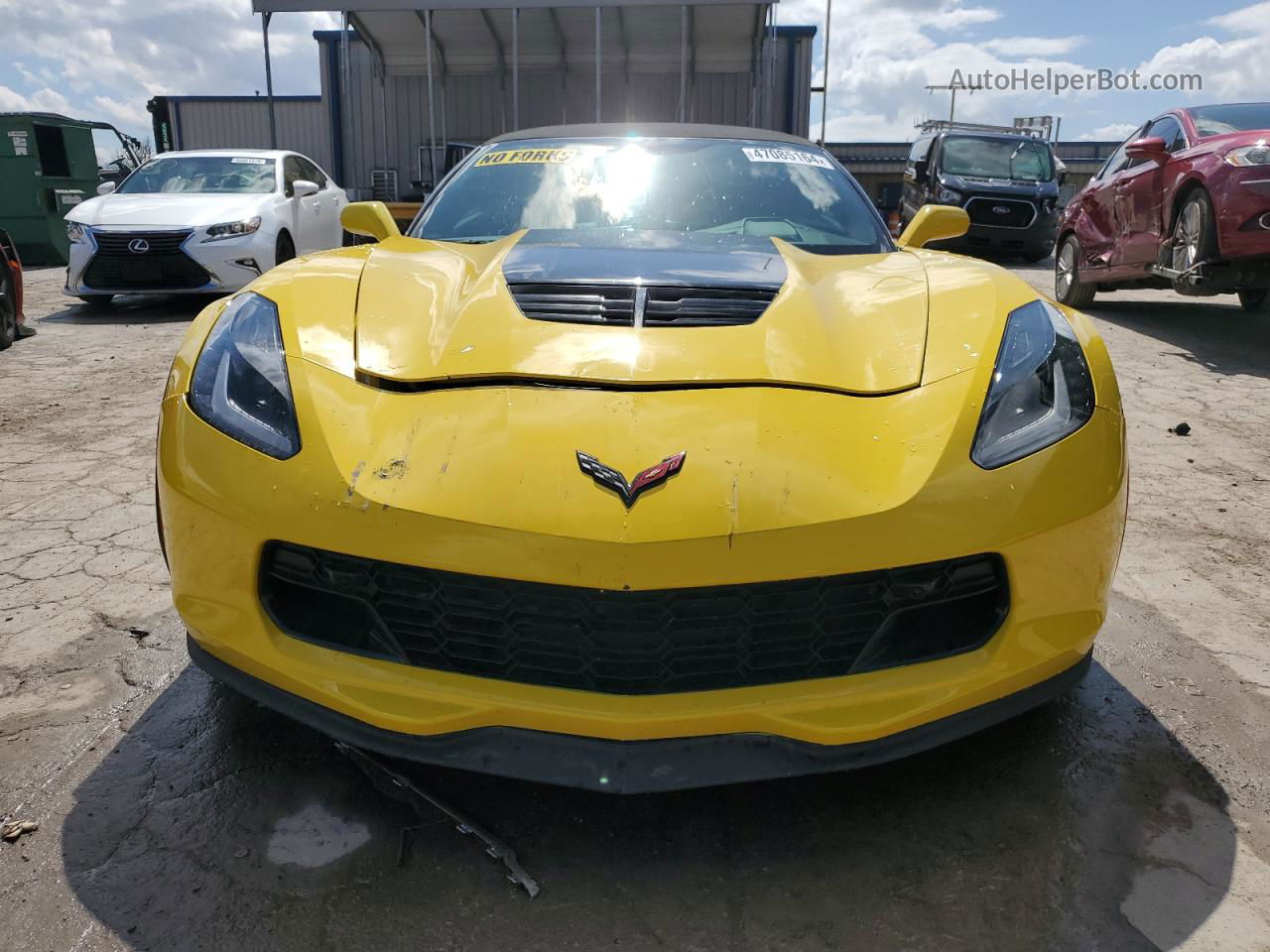 2017 Chevrolet Corvette Z06 3lz Yellow vin: 1G1YU3D62H5602199