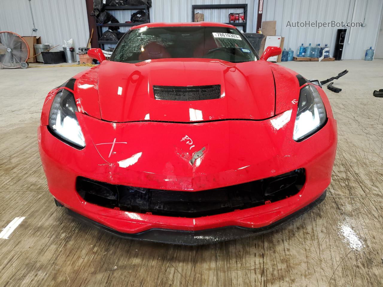 2017 Chevrolet Corvette Grand Sport 1lt Red vin: 1G1YW2D78H5108491