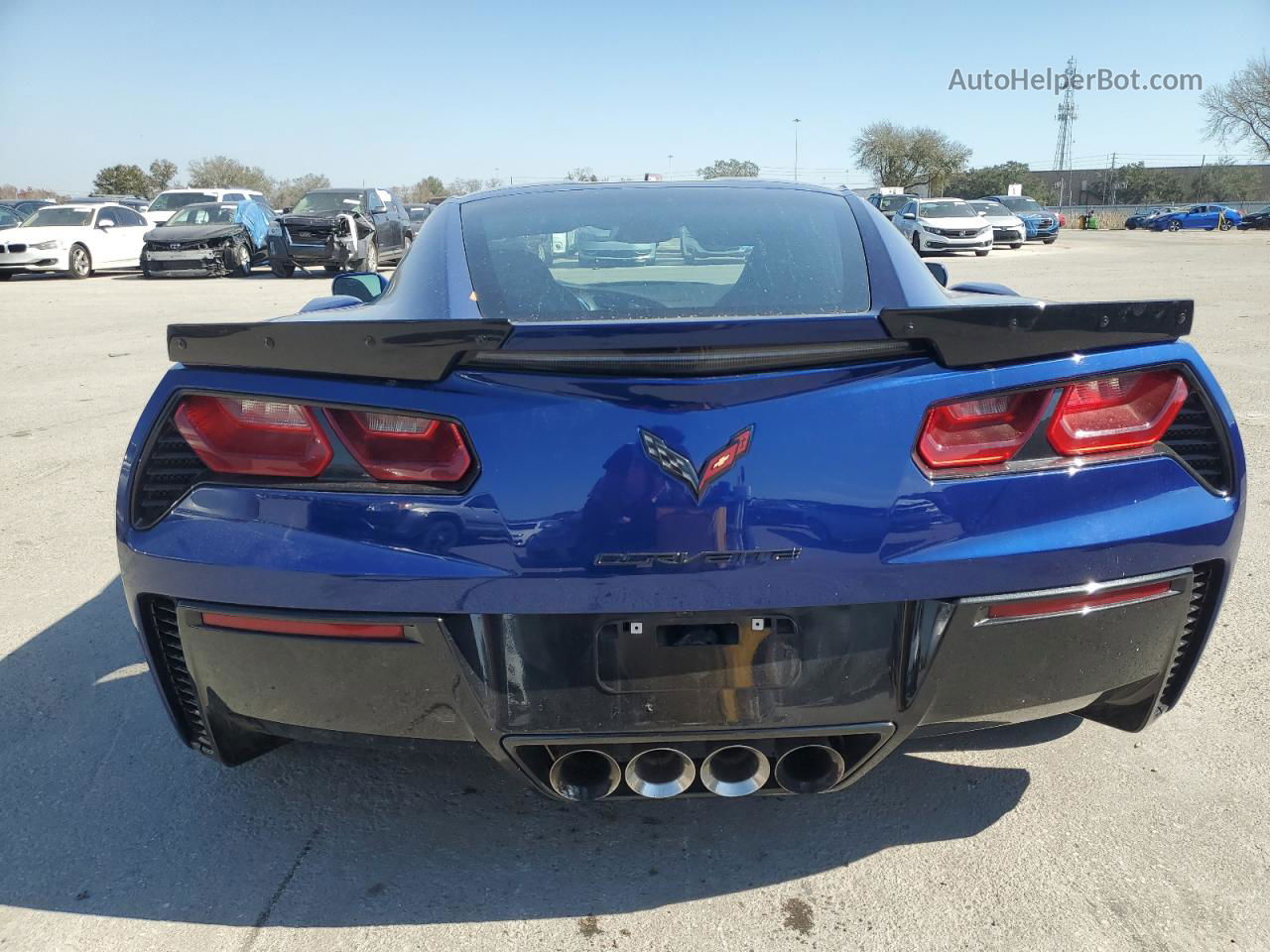 2017 Chevrolet Corvette Grand Sport 2lt Blue vin: 1G1YX2D72H5110119