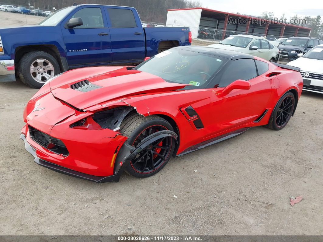 2017 Chevrolet Corvette Grand Sport Red vin: 1G1YX2D72H5115613