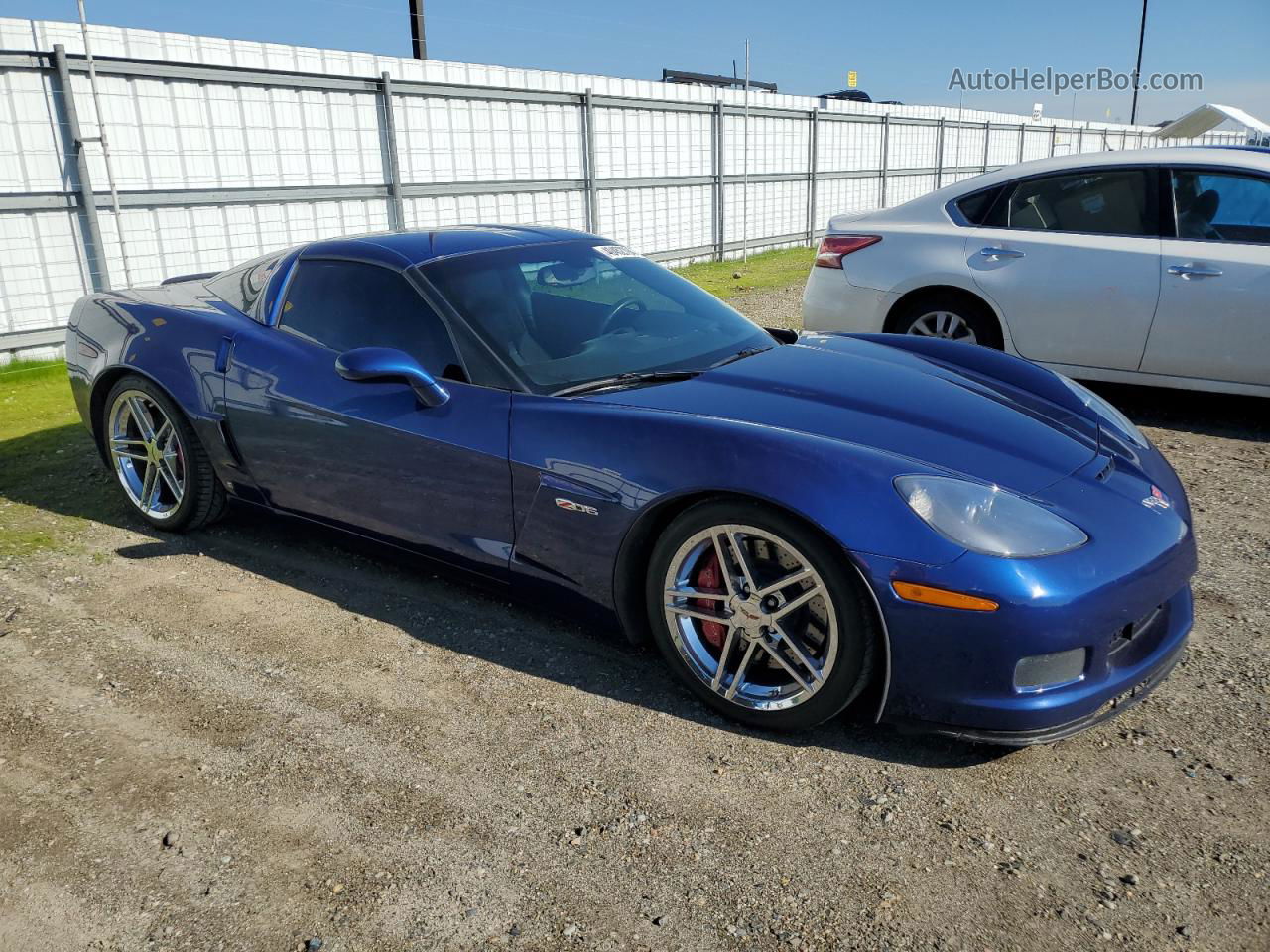 2006 Chevrolet Corvette Z06 Blue vin: 1G1YY25E365132217