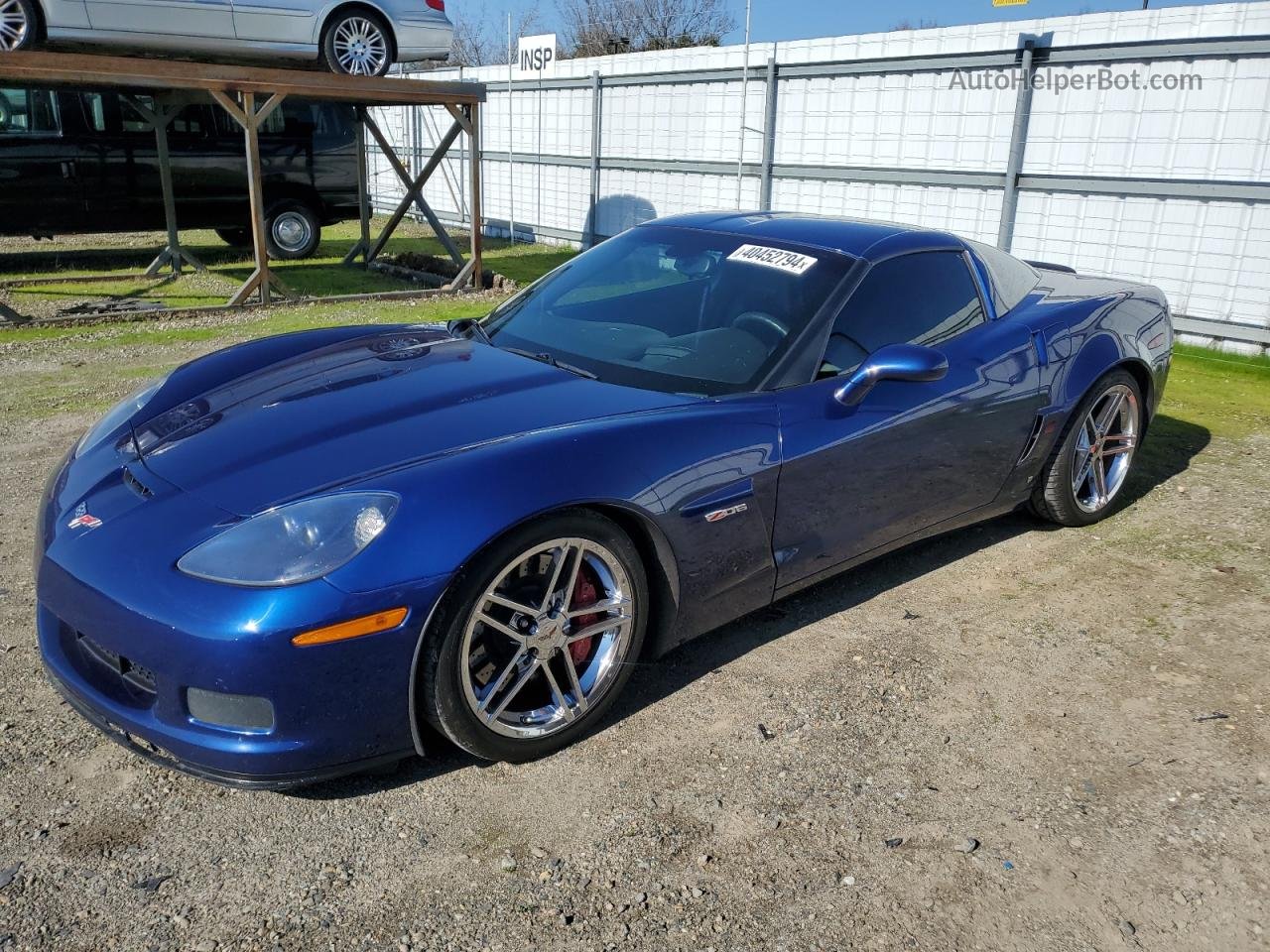 2006 Chevrolet Corvette Z06 Blue vin: 1G1YY25E365132217