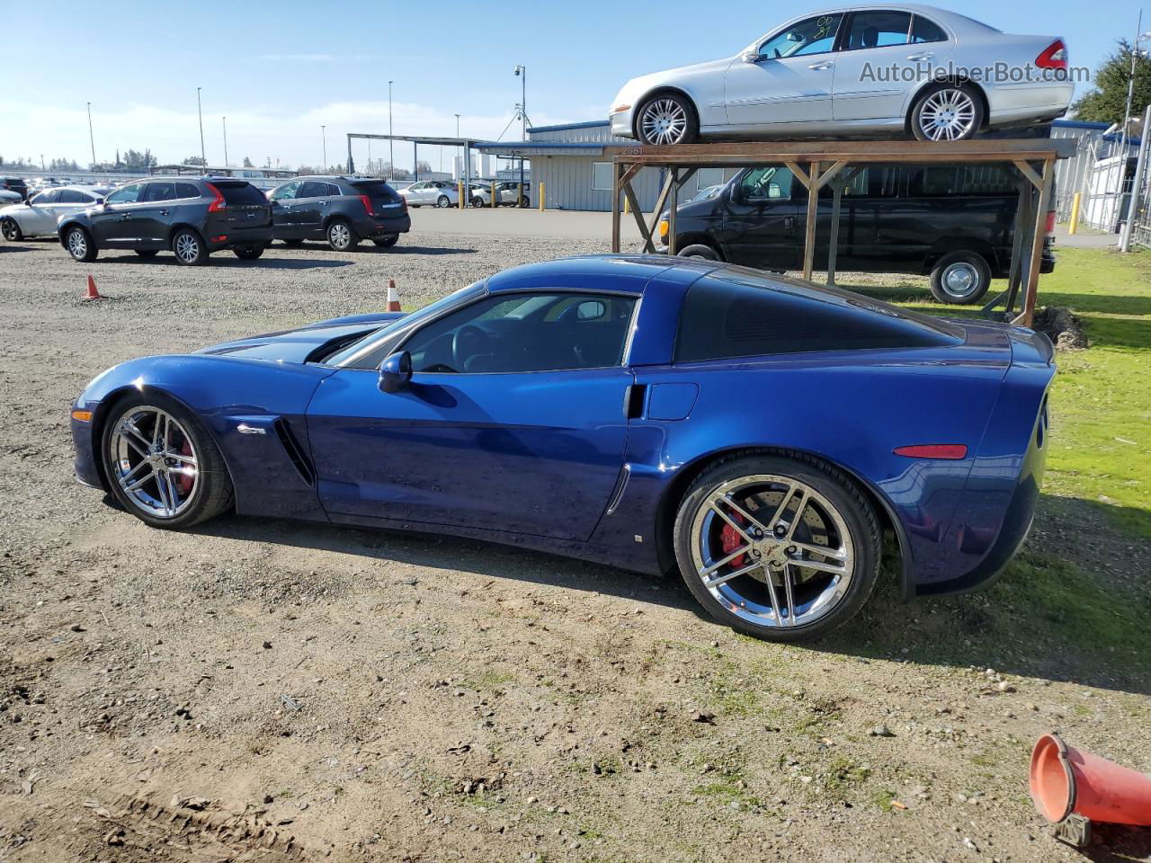 2006 Chevrolet Corvette Z06 Blue vin: 1G1YY25E365132217