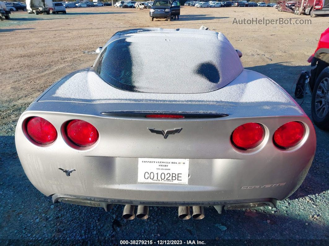 2006 Chevrolet Corvette   Silver vin: 1G1YY25U365104702