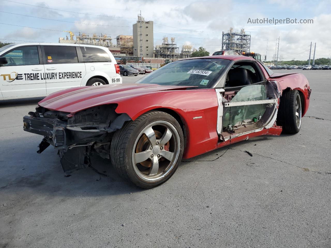 2006 Chevrolet Corvette  Red vin: 1G1YY25U365112198